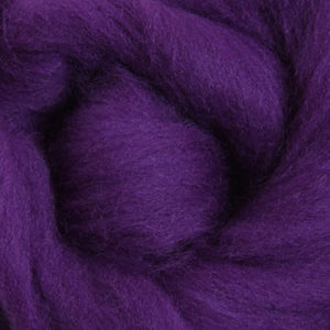 Purple Ashford Merino Sliver - 100g