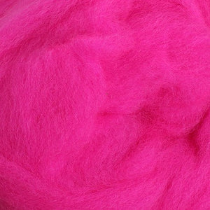 Fluro Pink Ashford Merino Sliver - 100g