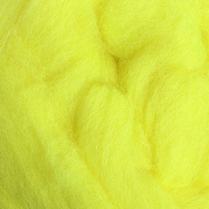 Fluro Yellow Ashford Merino Sliver - 500g