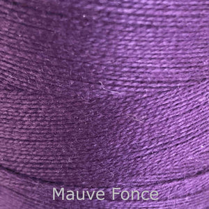 16/2 cotton weaving yarn mauve fonce