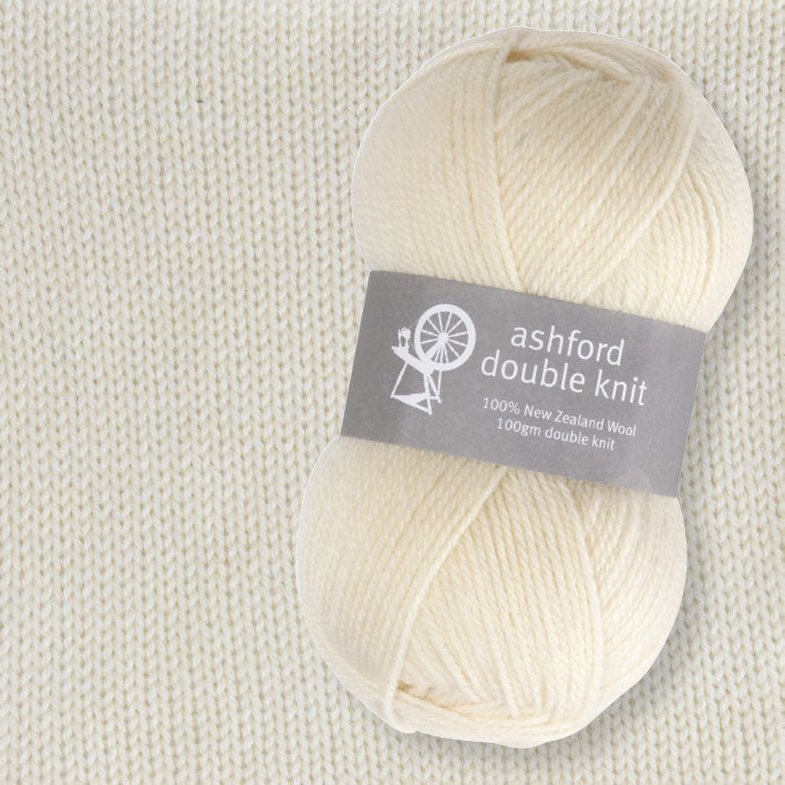 Ashford Double Knit Yarn nat white - Thread Collective Australia