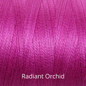 Radiant Orchid Ashford Mercerised Cotton Yarn Ne 5/2 - 200g