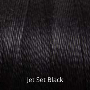 Jet Set Black Ashford Mercerised Cotton Yarn Ne 5/2 - 200g